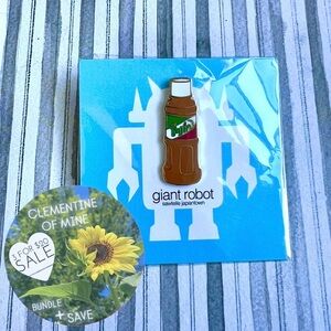 Giant Robot brand Tajín enamel pin Classic mexican chile powder seasoning